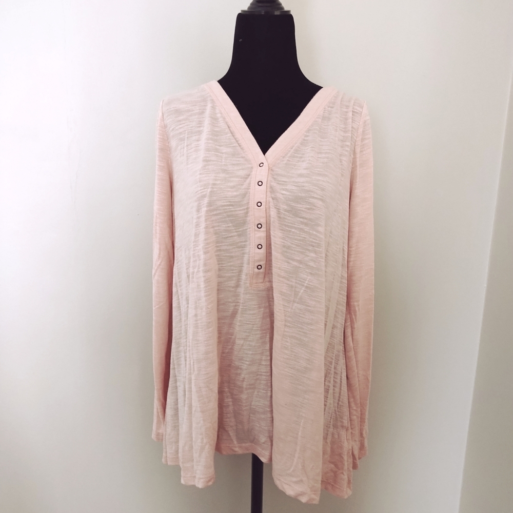 Love & Legend | Blush Pink, Flowy Hem Top